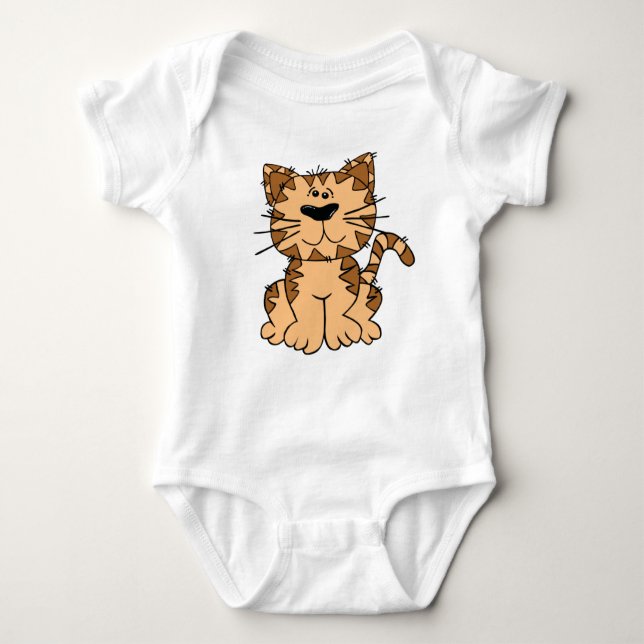 Cuddly Kitty Baby Bodysuit (Front)