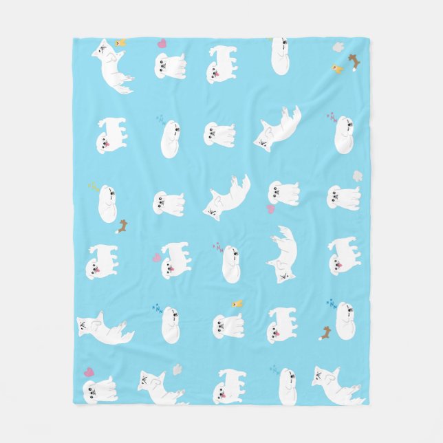 Cuddly Pekingese Blanket (Front)