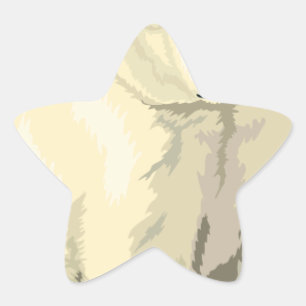 Cuddly Polar Bear Star Sticker