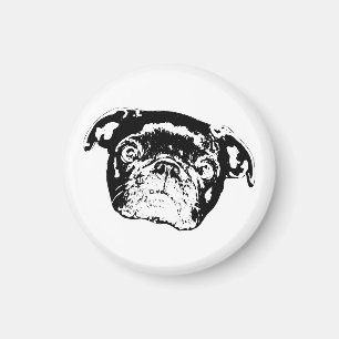 Cuddly Pug Home Accent Magnet