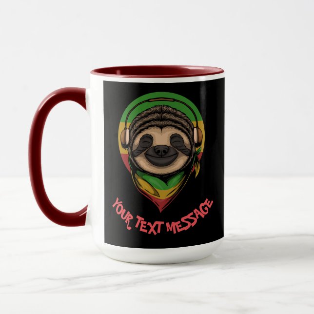 Cuddly Sloth Surprise Mug (Left)