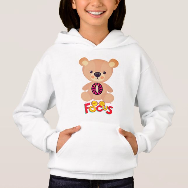 Cuddly Teddy Bear Tee - Cute Animal T-shirt  (Front)