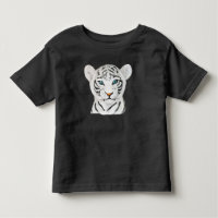 Cuddly White Tiger Art - Cute Wildlife Art