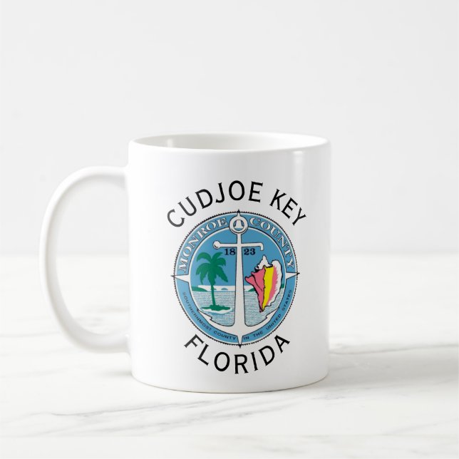 Cudjoe Key - Florida Keys Coffee Mug (Left)