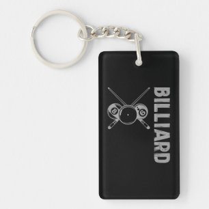 Cue Sports Billiards Key Ring