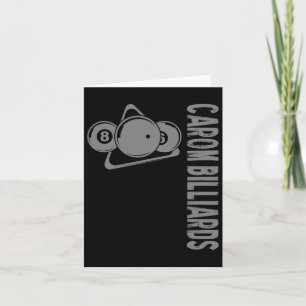 Cue Sports Carom Billiards  Card