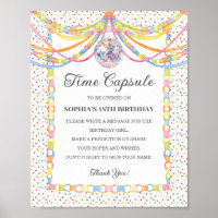 Cue the Confetti Birthday Party Time Capsule Game