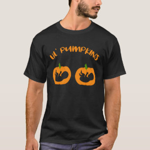 Cue twin Halloween Pregnancy Announcement Lil Pump T-Shirt