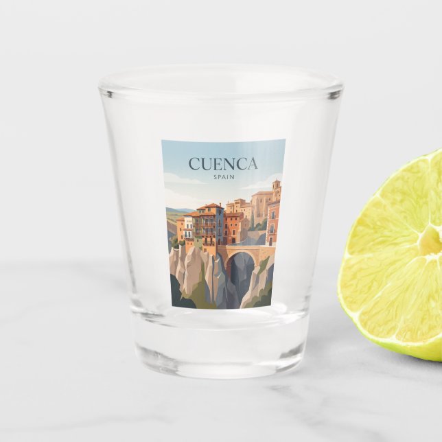 Cuenca Spain Shot Glass (Front)