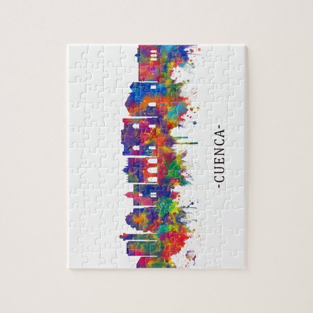 Cuenca Spain Skyline Jigsaw Puzzle (Vertical)