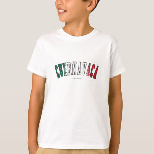 Cuernavaca in Mexico national flag colours T-Shirt