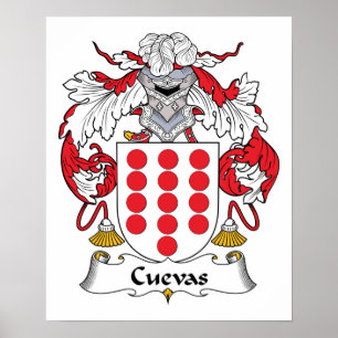 Cuevas Family Crest Poster