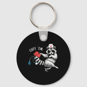 Cuff Em Nurse Racoon Registered Emergency Ed Key Ring