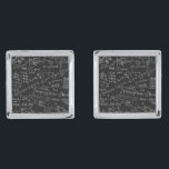 Cufflinks - Math Formula<br><div class="desc">You choose the shape & finish you want your cufflinks to look before purchasing them.</div>