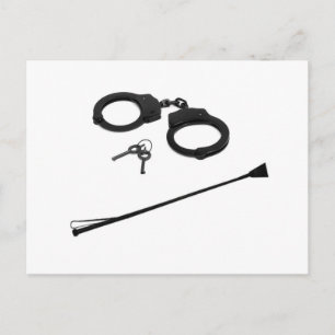 CUFFS AND CROP POSTCARD