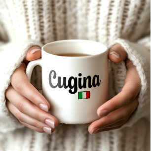 Cugina Italian Flag Mug