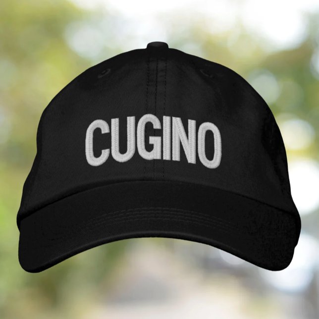 Cugino (cousin/male) embroidered Stylish Italian Hat (Creator Uploaded)