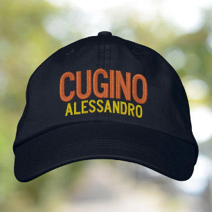 Cugino (cousin/male) Personalised embroidered Embroidered Hat