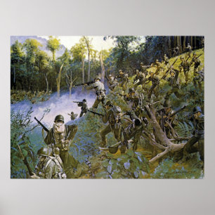 Cuidado Take Care Bushmaster with Bolo Poster