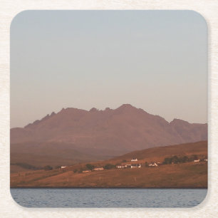 Cuillin Hills in Red Sunset Skye Coaster