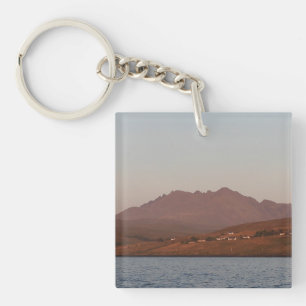 Cuillin Hills in Red Sunset Skye  Key Ring