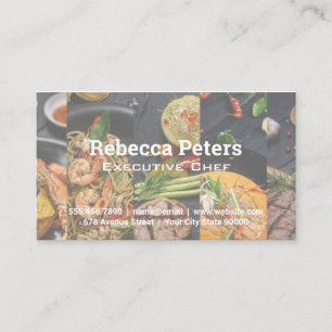 Cuisine Fine Dining Culinary Business Card