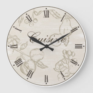 Cuisine French vintage Wall Clock