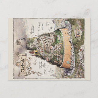 Cul de Sac and Adjacent Places by Richard Thompson Postcard