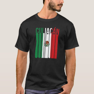 Culiacan Sinaloa Mexico Retro Mexican Church Vacat T-Shirt