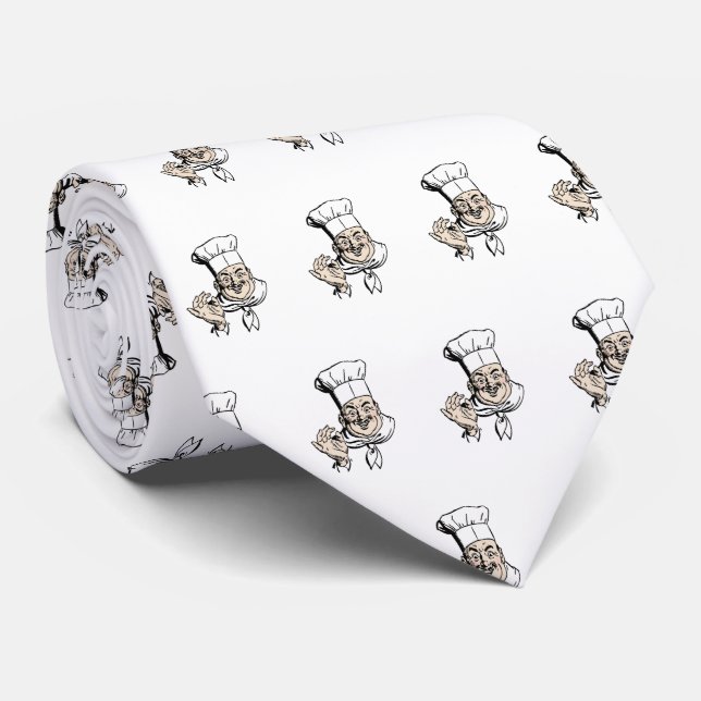 Culinarian's Day Chef's Kiss Tie (Rolled)