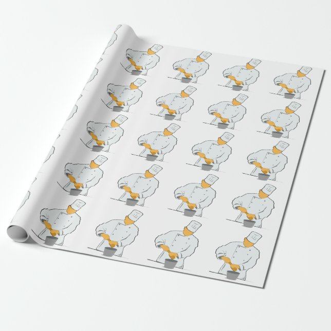 Culinarian's Day Wrapping Paper (Unrolled)