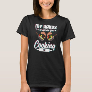 Culinary Arts Cooking Kitchen Chef Cook Knife Food T-Shirt