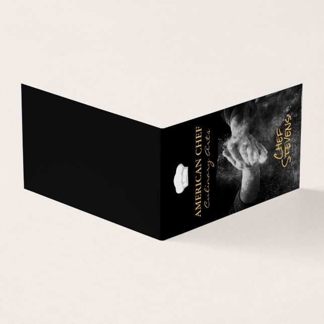 Culinary Arts | Pastry Chef Business Card (Outside)