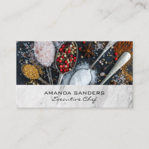 Culinary Arts Spices Business Card