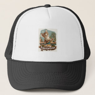 Culinary Cat Chef Trucker Hat