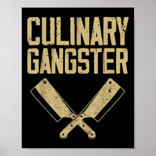 Culinary Chef Art For Men Women Cooking Lover Kitc Poster