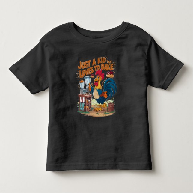 Culinary Chickens Cake Creation Toddler T-Shirt (Front)