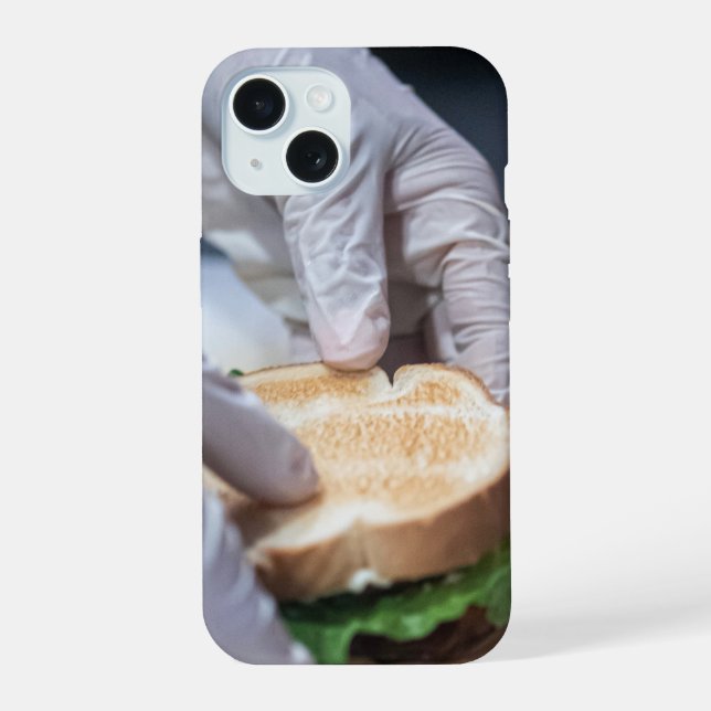 Culinary Craft: The Art of Sandwich Making iPhone 15 Case (Back)