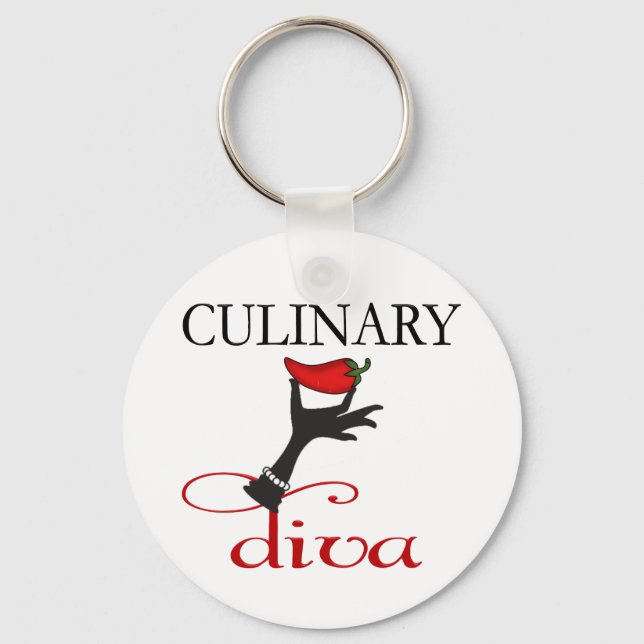 Culinary Diva Key Ring (Front)