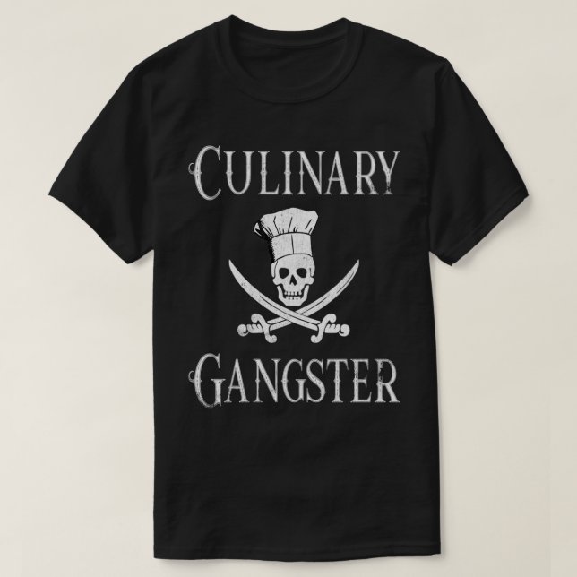 Culinary Gangster Kitchen Chef Essential TShirt  (Design Front)
