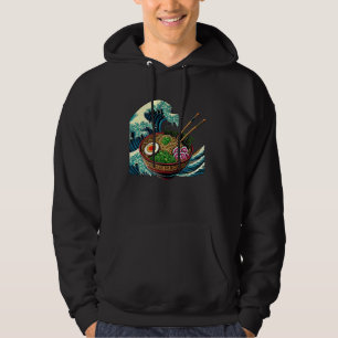 Culinary Japanese Wave Art Noodle Food Soup Lover  Hoodie