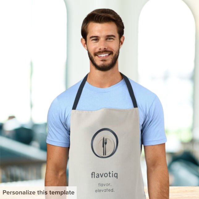 Culinary Logo Apron Customisable for Chefs (Creator Uploaded)