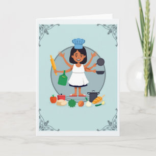 Culinary Mothers Day Art Card