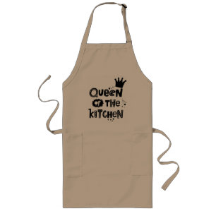 Culinary Royalty: Kitchen Queen Long Apron
