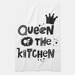 Culinary Royalty: Kitchen Queen Tea Towel