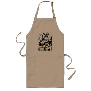 Culinary Royalty: Queen of the Kitchen Long Apron