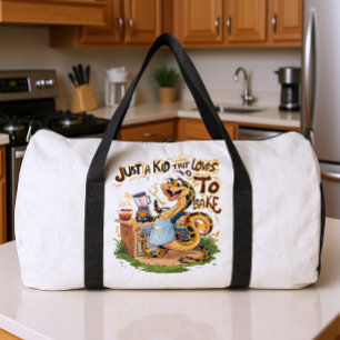 Culinary Serpent: A Snake in an Apron Duffle Bag
