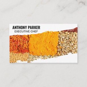 Culinary Services   Spices and Herbs Business Card