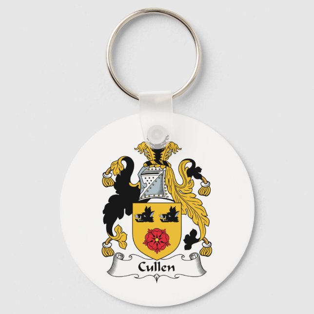 Cullen Family Crest Key Ring (Front)