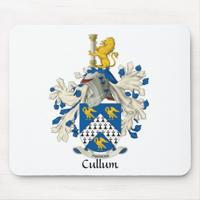 Cullum Family Crest Mouse Pad (Front)